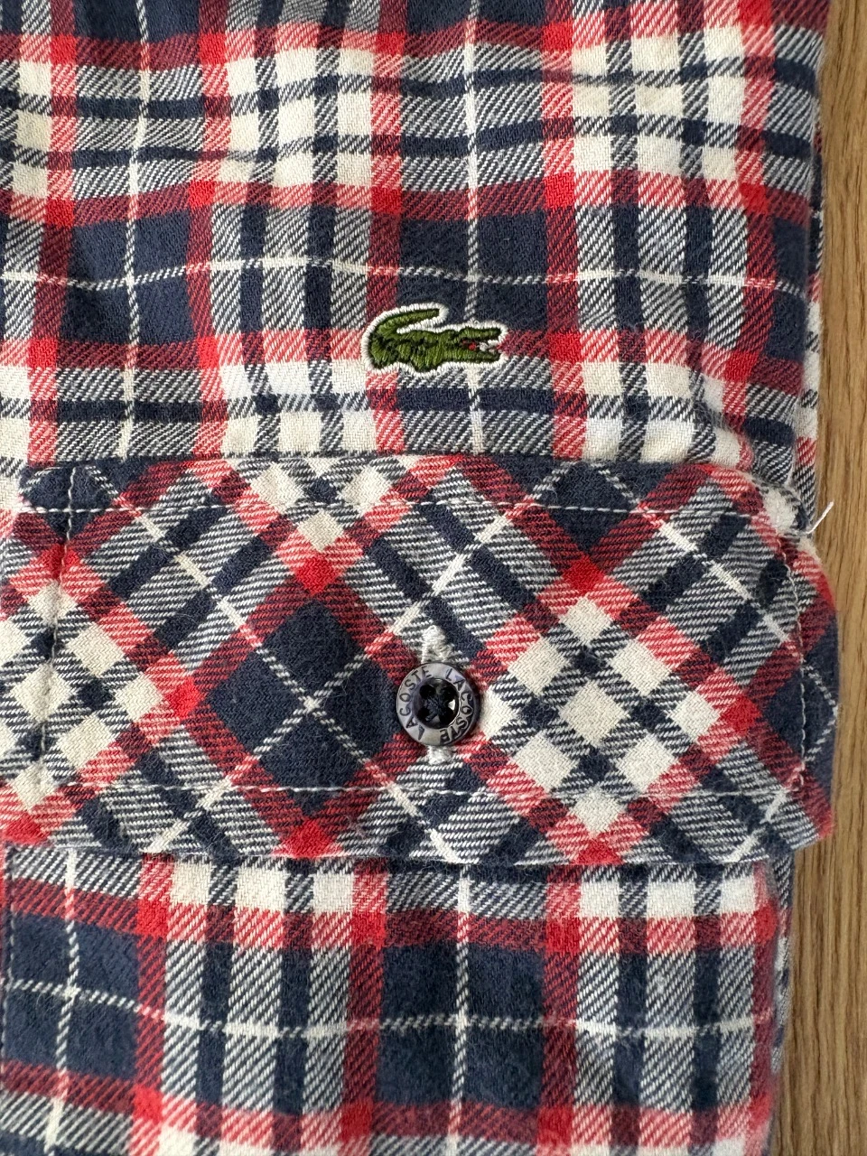 Lacoste plaid shirt – 14 years – photo 3